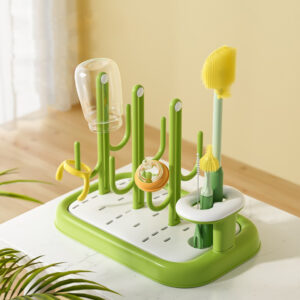 Baby Bottle Drying Rack, Cactus-Shaped
